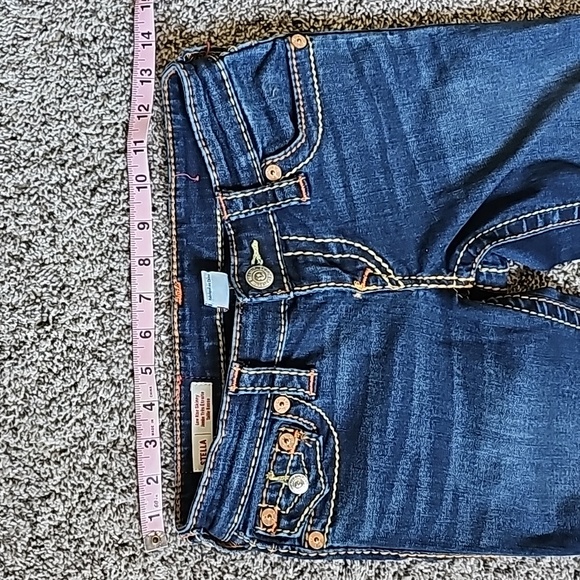 AWESOME TRUE RELIGION STELLA BIG T LOW RISE SKINNY JEANS - Picture 6 of 16